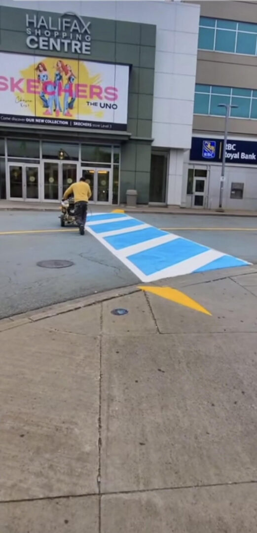 road markings